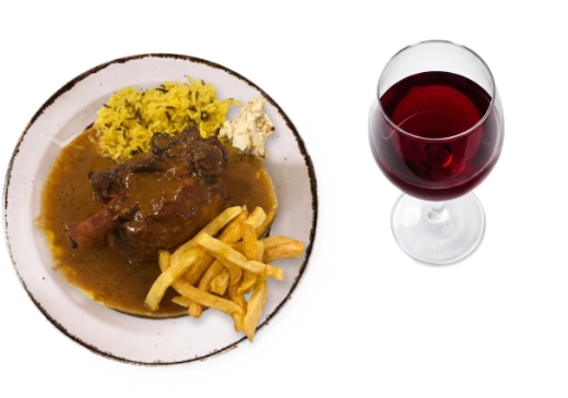 bg image food wine